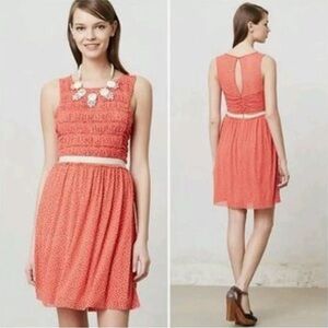 Anthropologie Swiss Polka Dot Dress
